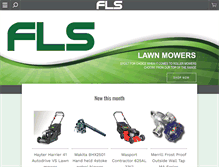 Tablet Screenshot of felthorpelawnmowers.co.uk